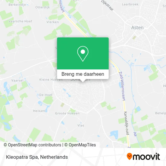 Kleopatra Spa kaart