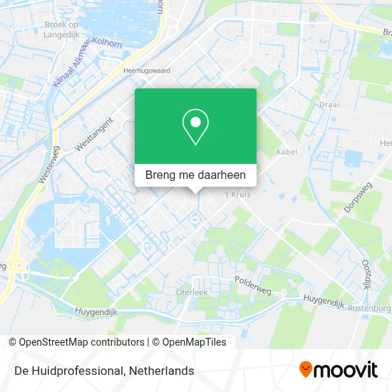De Huidprofessional kaart
