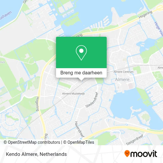 Kendo Almere kaart