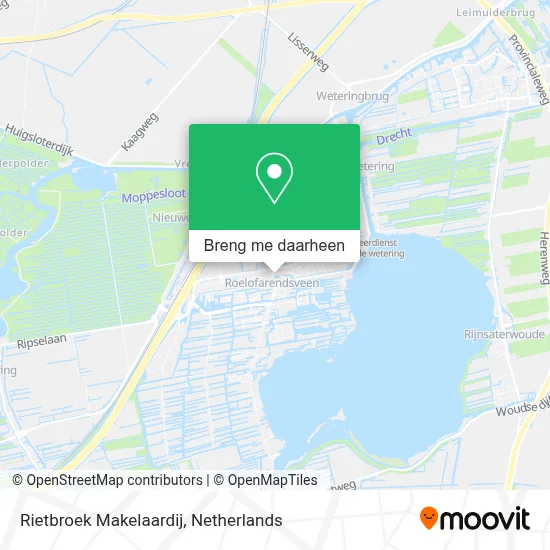 Rietbroek Makelaardij kaart