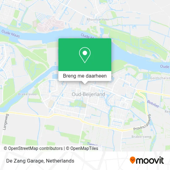 De Zang Garage kaart