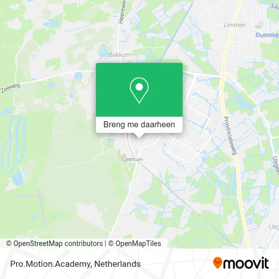 Pro.Motion.Academy kaart