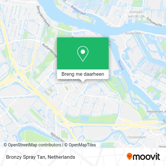 Bronzy Spray Tan kaart