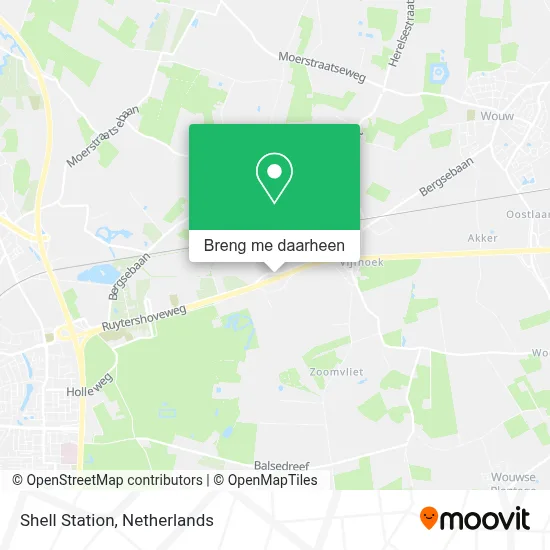 Shell Station kaart