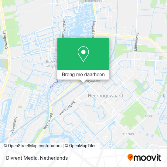 Divrent Media kaart