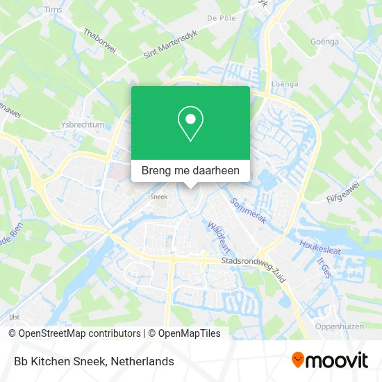 Bb Kitchen Sneek kaart