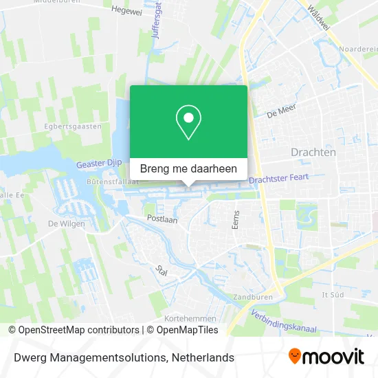 Dwerg Managementsolutions kaart