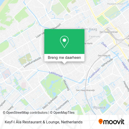 Keyf-I Âla Restaurant & Lounge kaart