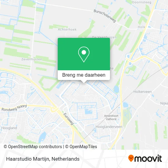 Haarstudio Martijn kaart