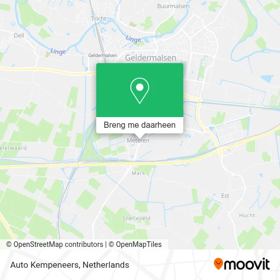 Auto Kempeneers kaart
