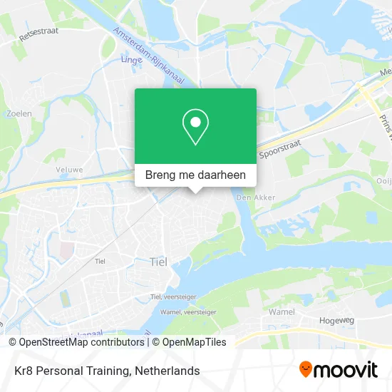 Kr8 Personal Training kaart