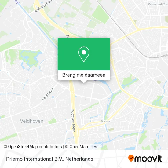 Priemo International B.V. kaart