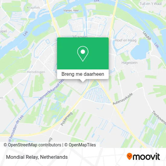 Mondial Relay kaart
