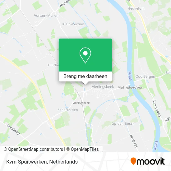 Kvm Spuitwerken kaart
