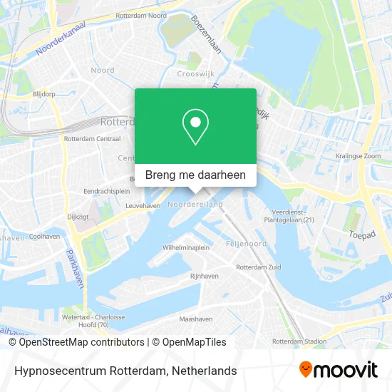 Hypnosecentrum Rotterdam kaart