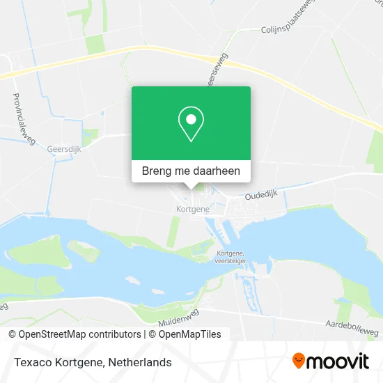 Texaco Kortgene kaart