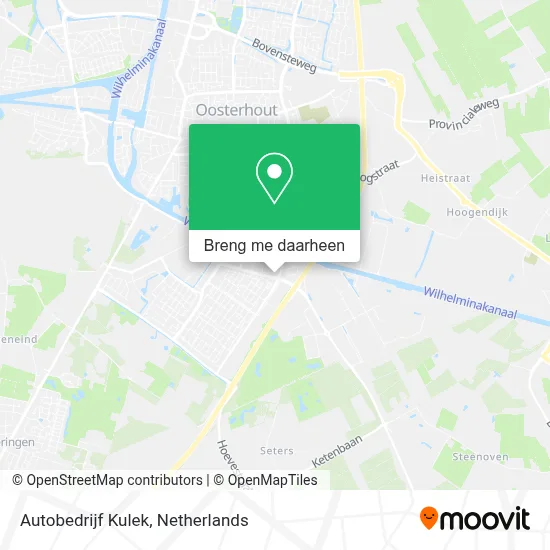 Autobedrijf Kulek kaart