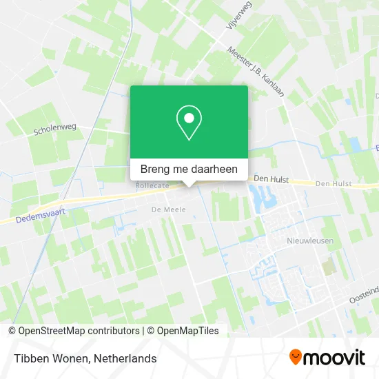 Tibben Wonen kaart