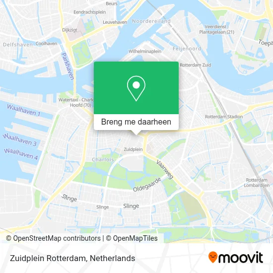 Zuidplein Rotterdam kaart