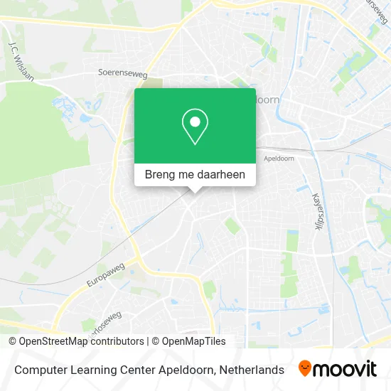 Computer Learning Center Apeldoorn kaart