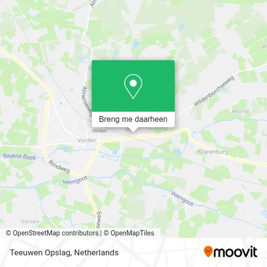 Teeuwen Opslag kaart