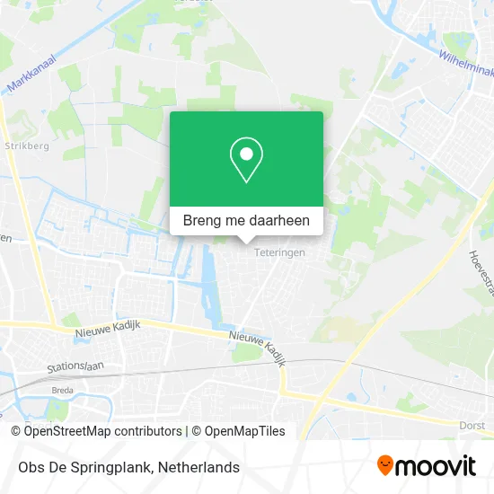 Obs De Springplank kaart