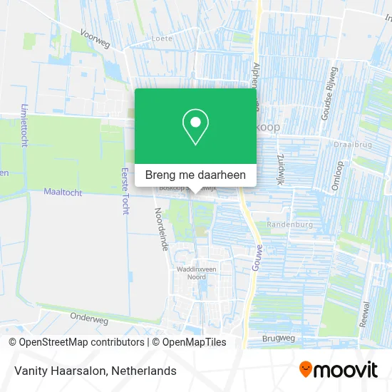 Vanity Haarsalon kaart