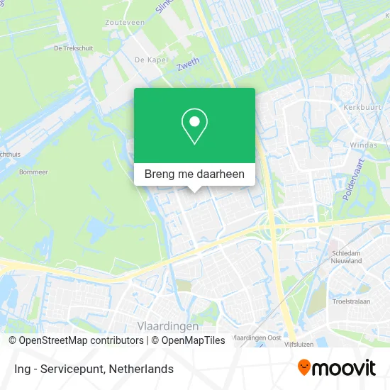 Ing - Servicepunt kaart
