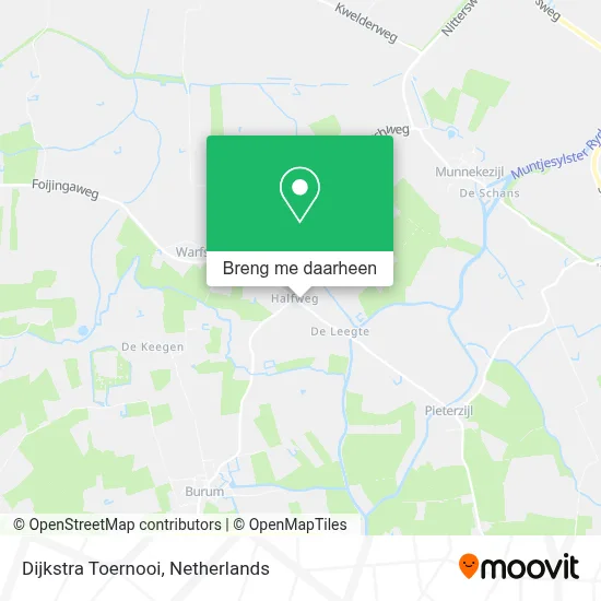 Dijkstra Toernooi kaart