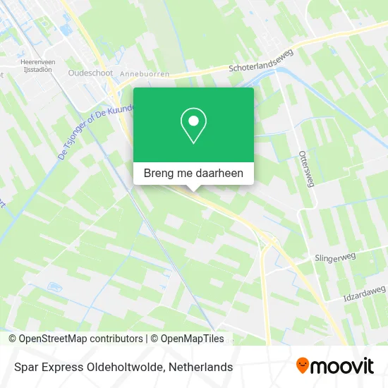 Spar Express Oldeholtwolde kaart
