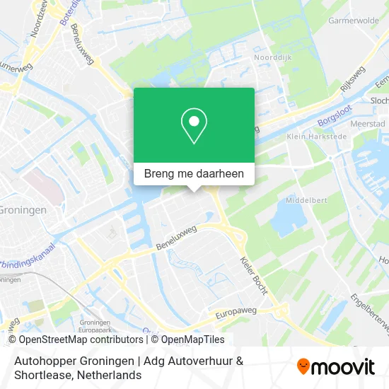 Autohopper Groningen | Adg Autoverhuur & Shortlease kaart