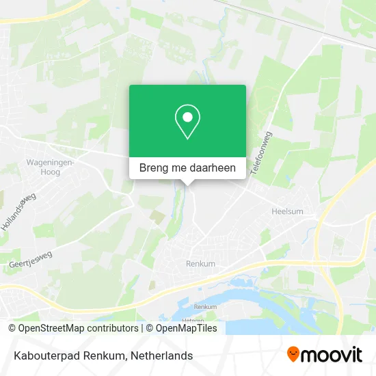 Kabouterpad Renkum kaart