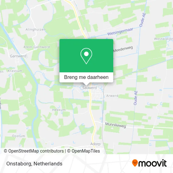 Onstaborg kaart