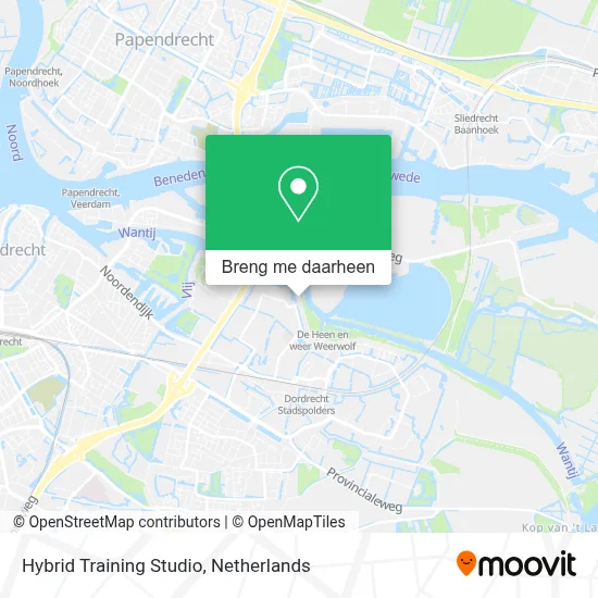 Hybrid Training Studio kaart