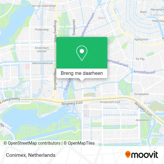 Conimex kaart