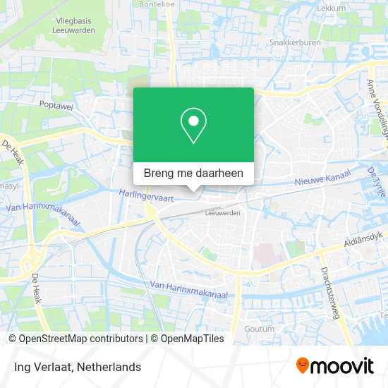 Ing Verlaat kaart