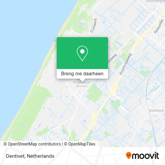 Dentivet kaart