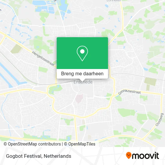 Gogbot Festival kaart