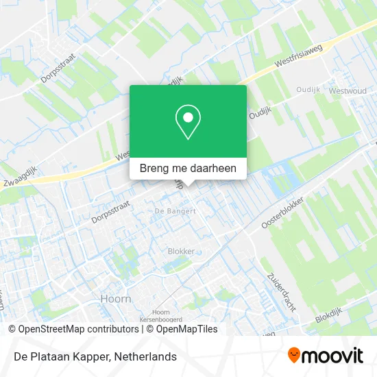 De Plataan Kapper kaart