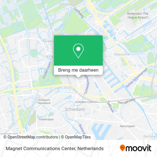Magnet Communications Center kaart