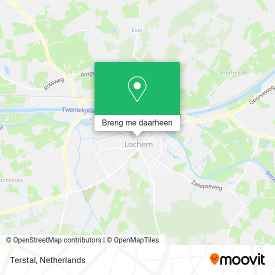 Terstal kaart