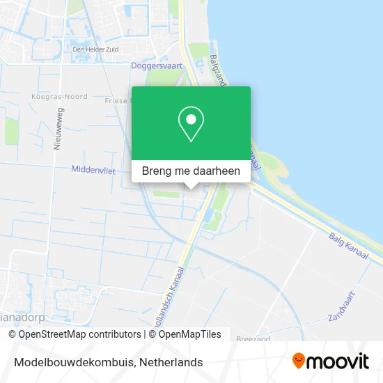 Modelbouwdekombuis kaart