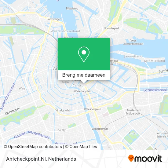 Ahfcheckpoint.Nl kaart