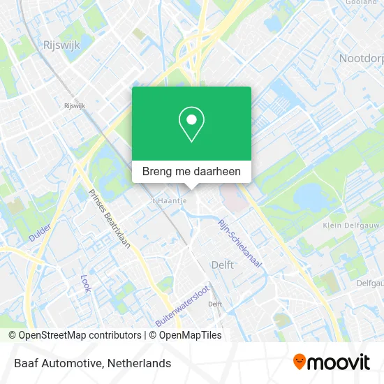Baaf Automotive kaart