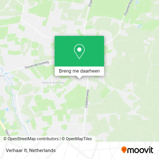 Verhaar It kaart