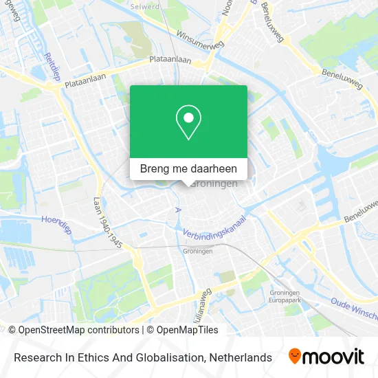 Research In Ethics And Globalisation kaart