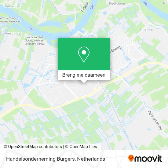 Handelsonderneming Burgers kaart