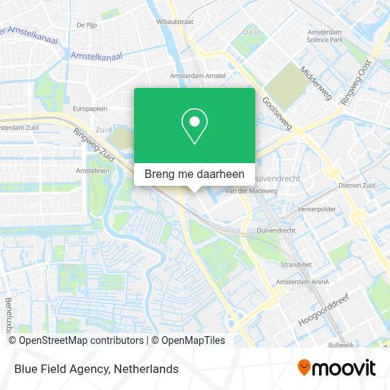 Blue Field Agency kaart