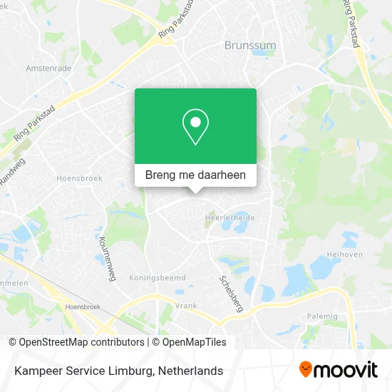 Kampeer Service Limburg kaart