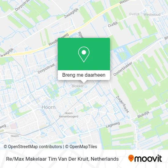 Re / Max Makelaar Tim Van Der Kruit kaart